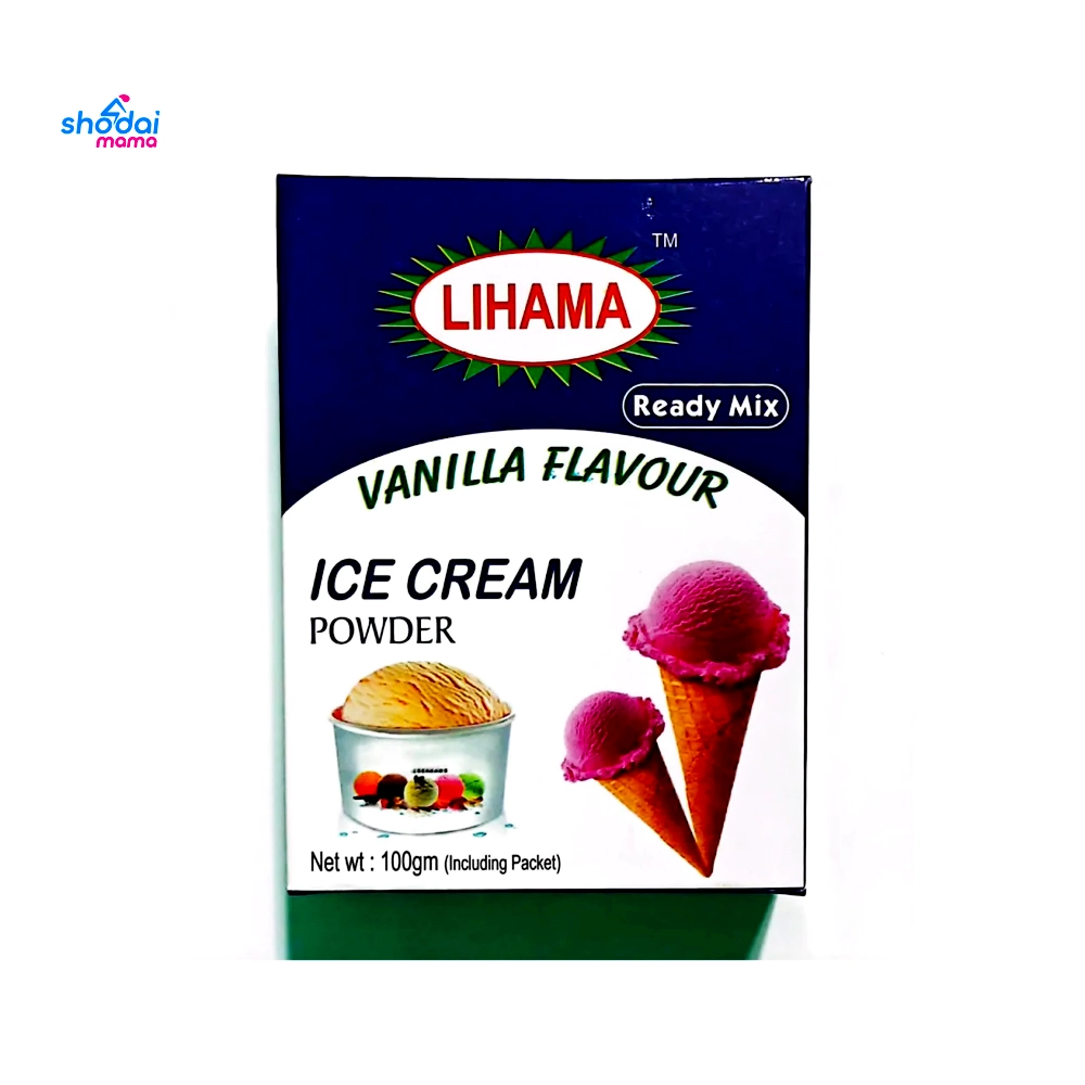 Organic Ice Cream Powder Vanilla Flavour 100gm